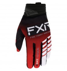 FXR Slip-On Prime Black/White/Red MX Gloves