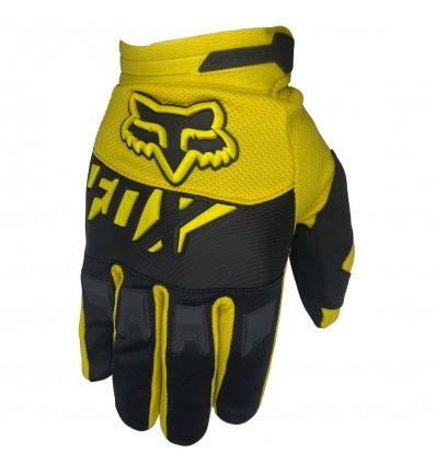 Dirtpaw Yellow Motocross Gloves