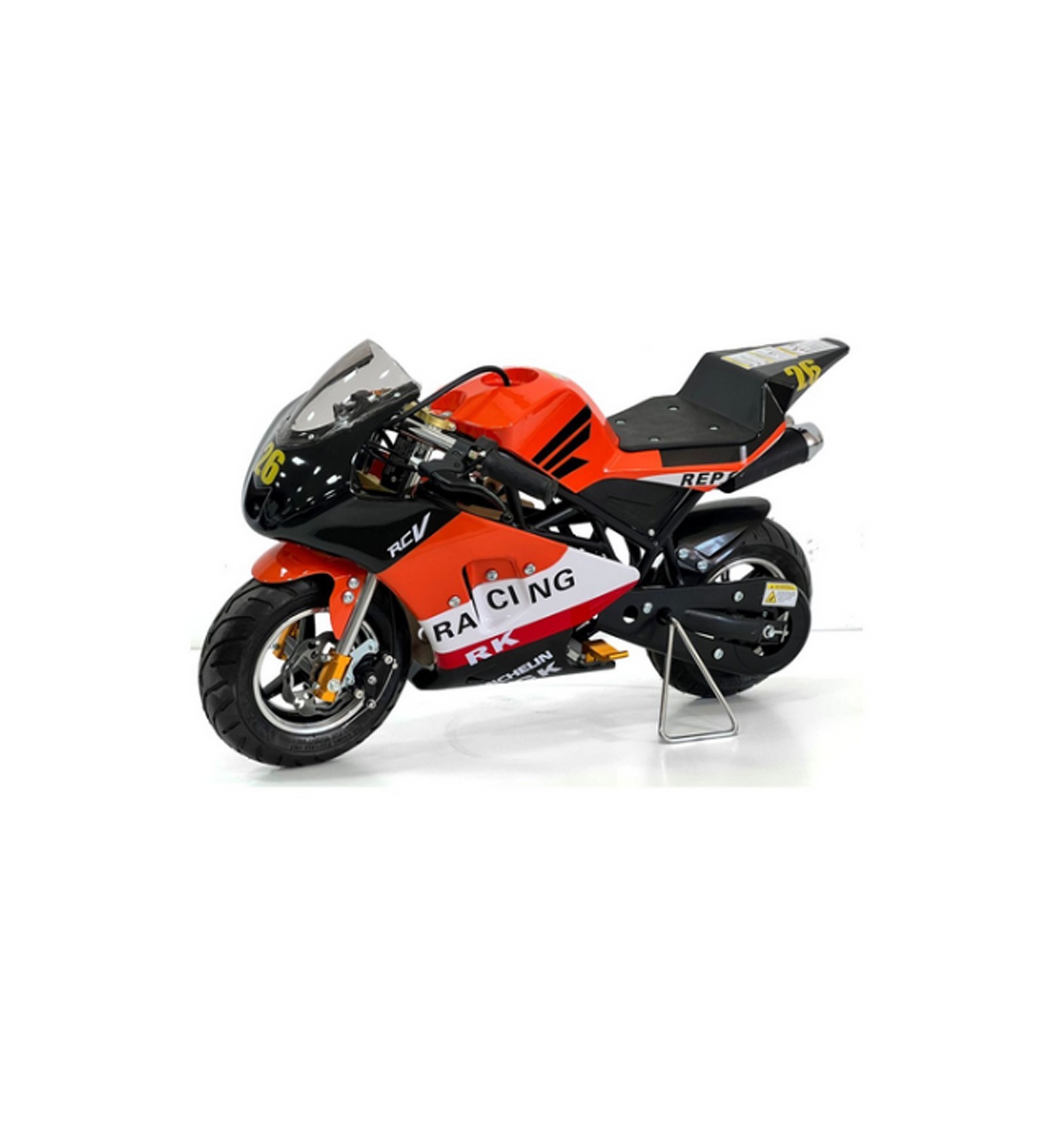 Minimoto Replica Yamaha Rossi Gasolina - Minimoto GP 50cc - Colores.