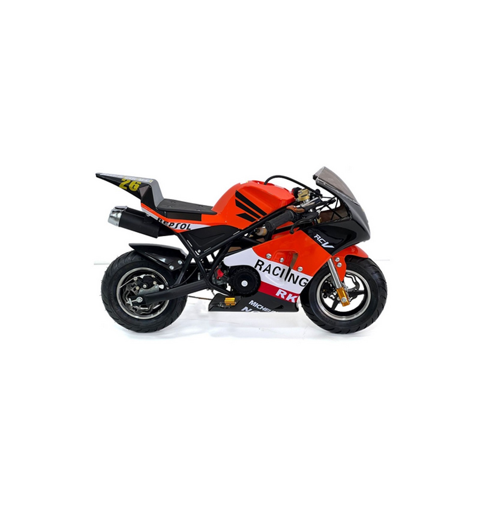 MINI MOTO INFANTIL GASOLINA MTR JUNIOR 90 CC VERMELHA