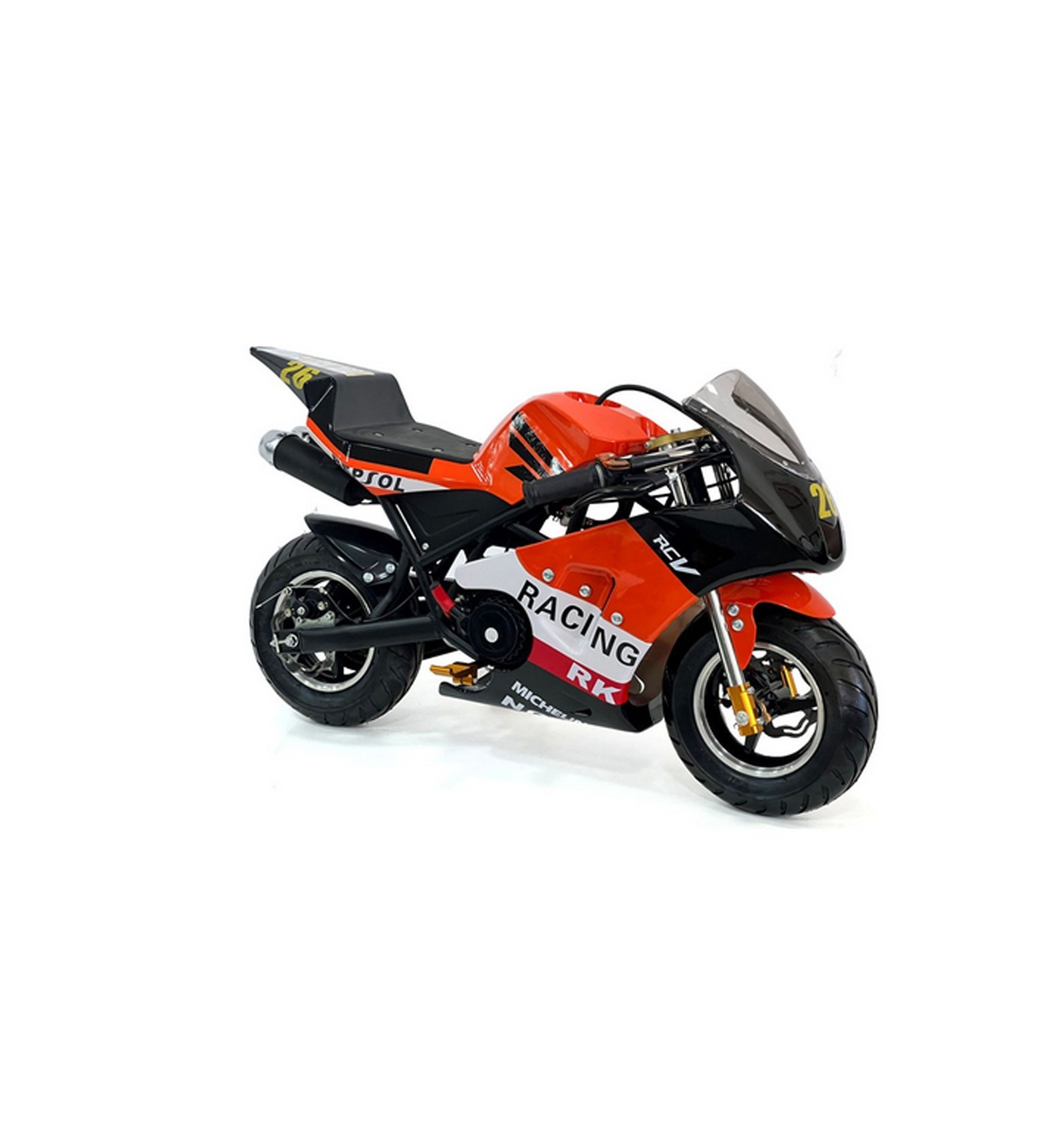 MINI MOTO INFANTIL GASOLINA 110CC MTR MTR JUNIOR 110 VERMELHA