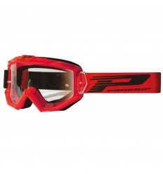 PROGRIP Base Red Motocross Goggles