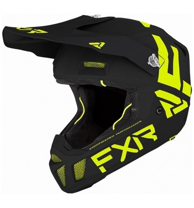 FXR Clutch Helmet Black/Fluo-M
