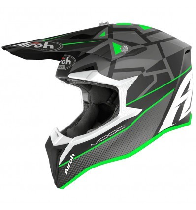 Airoh WRAAP Mood Green Matte Helmet