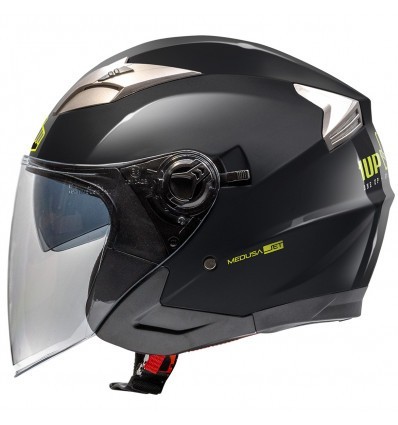 1UP4D Medusa Gloss Black Helmet