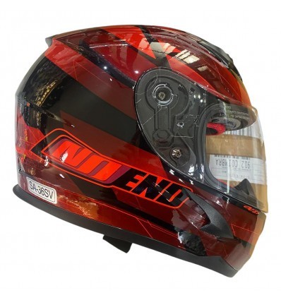 NoEnd Race by OCD Red Road Helmet