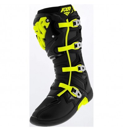 Botas FXR Factory Ride Preto/Neon