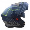 Capacete Modular 1UP4D Sphinx Preto/Fluor