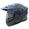 Capacete Modular 1UP4D Sphinx Preto/Fluor
