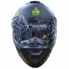 Capacete Modular 1UP4D Sphinx Preto/Fluor