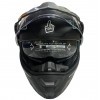 Capacete Modular 1UP4D Sphinx Preto/Branco