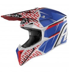 Capacete Airoh WRAAP Idol Vermelho/Azul Gloss