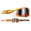 FMF Powercore Assault Orange Mirrored Goggles