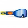 FMF Powercore Flame Navy Mirrored Goggles