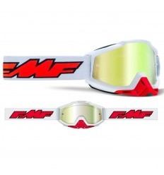 FMF Powerbomb Rocket White Mirrored Goggles