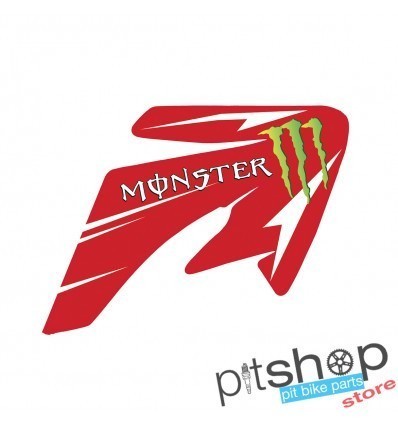 MONSTER CRF70 RED STICKERS