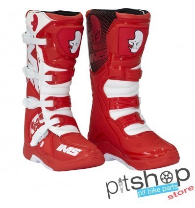 IMS Factory Red/White Motocross Boots