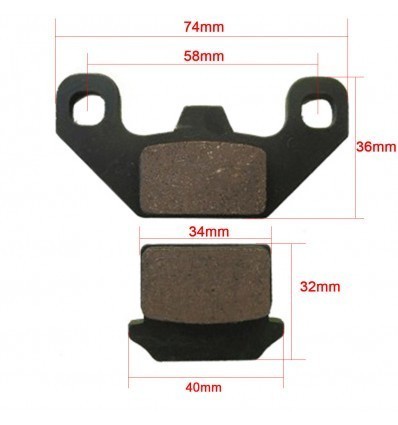 Type D2 Brake Pads