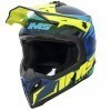 IMS Sprint Blue/Fluor Helmet