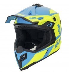 IMS Sprint 21 Blue/Fluor Helmet