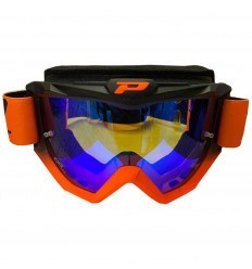 PROGRIP ATZAKI Black/Orange Motocross Goggles