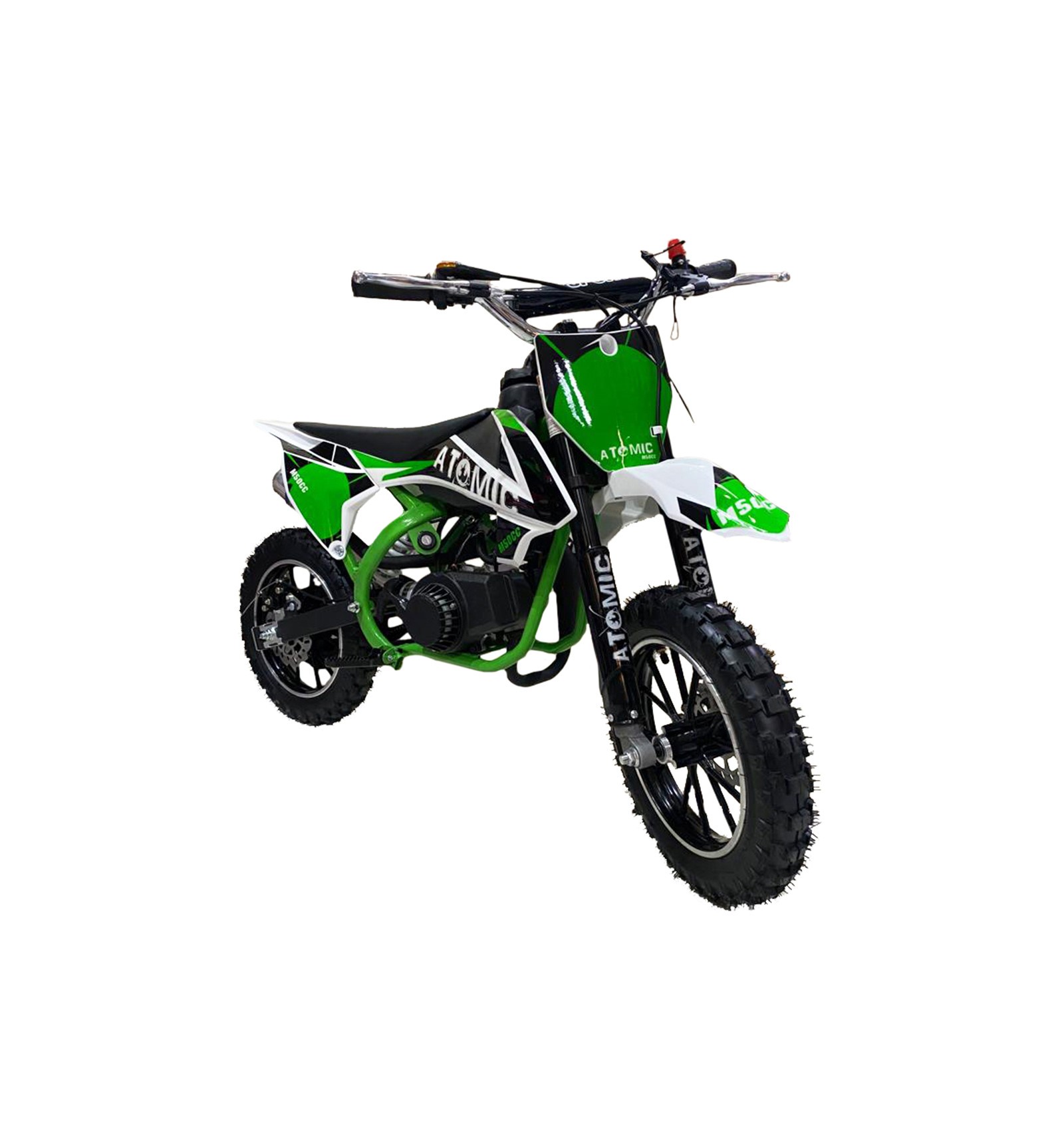 MINI MOTO 4 INFANTIL GASOLINA 50CC MTR MINI KF VERDE 