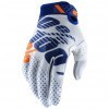White/Blue RIDEFIT Gloves