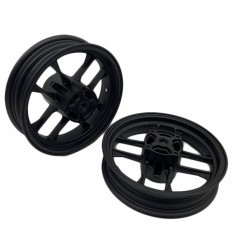 12" Black Supermoto Light Wheel Rims