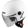 White AXXIS SQUARE SOLID Helmet