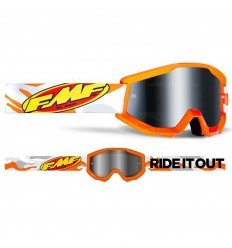 FMF Powercore Mirrored Orange Goggles