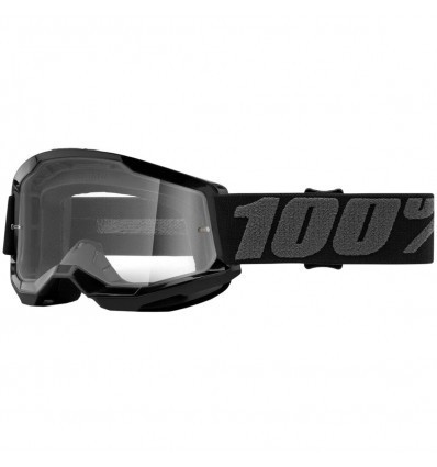 100% Strata 2 Junior Black Goggles