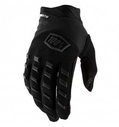 100% Airmatic Black Youth Gloves