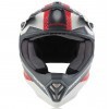 Capacete Criança Acerbis Impact Steel Jr Vermelho/Cinza