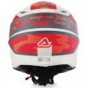 Capacete Criança Acerbis Impact Steel Jr Vermelho/Cinza