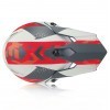 Capacete Criança Acerbis Impact Steel Jr Vermelho/Cinza