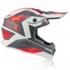 Capacete Criança Acerbis Impact Steel Jr Vermelho/Cinza