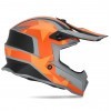 Capacete Criança Acerbis Impact Steel Jr Preto/Laranja