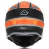 Capacete Criança Acerbis Impact Steel Jr Preto/Laranja
